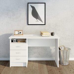 Function_Plus_80134-4949_v01 Function Plus Desk 3 Drawers in White