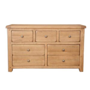 Melbourne Country 7 Drawers Wide Chest