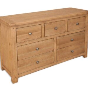 Melbourne Country 7 Drawers Wide Chest
