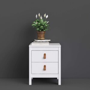 Barcelona bedside cabinet - White