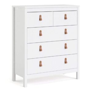Barcelona Chest 3+2 drawers - White