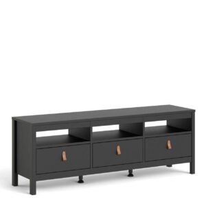 Barcelona TV Unit - Matt Black