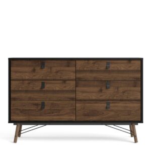 Ry Wide Double Chest of 6 Drawers