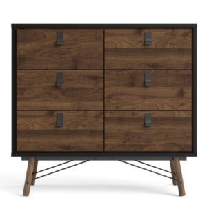 Ry Dark Chest of 6 Drawers