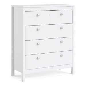 Madrid 3+2 Drawers - White