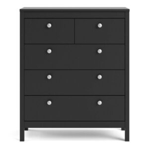 Madrid 3+2 Drawers - Black