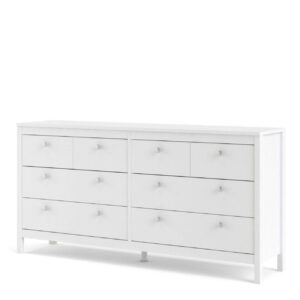 Madrid 4+4 Drawers - White
