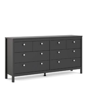 Madrid 4+4 Drawers - Black