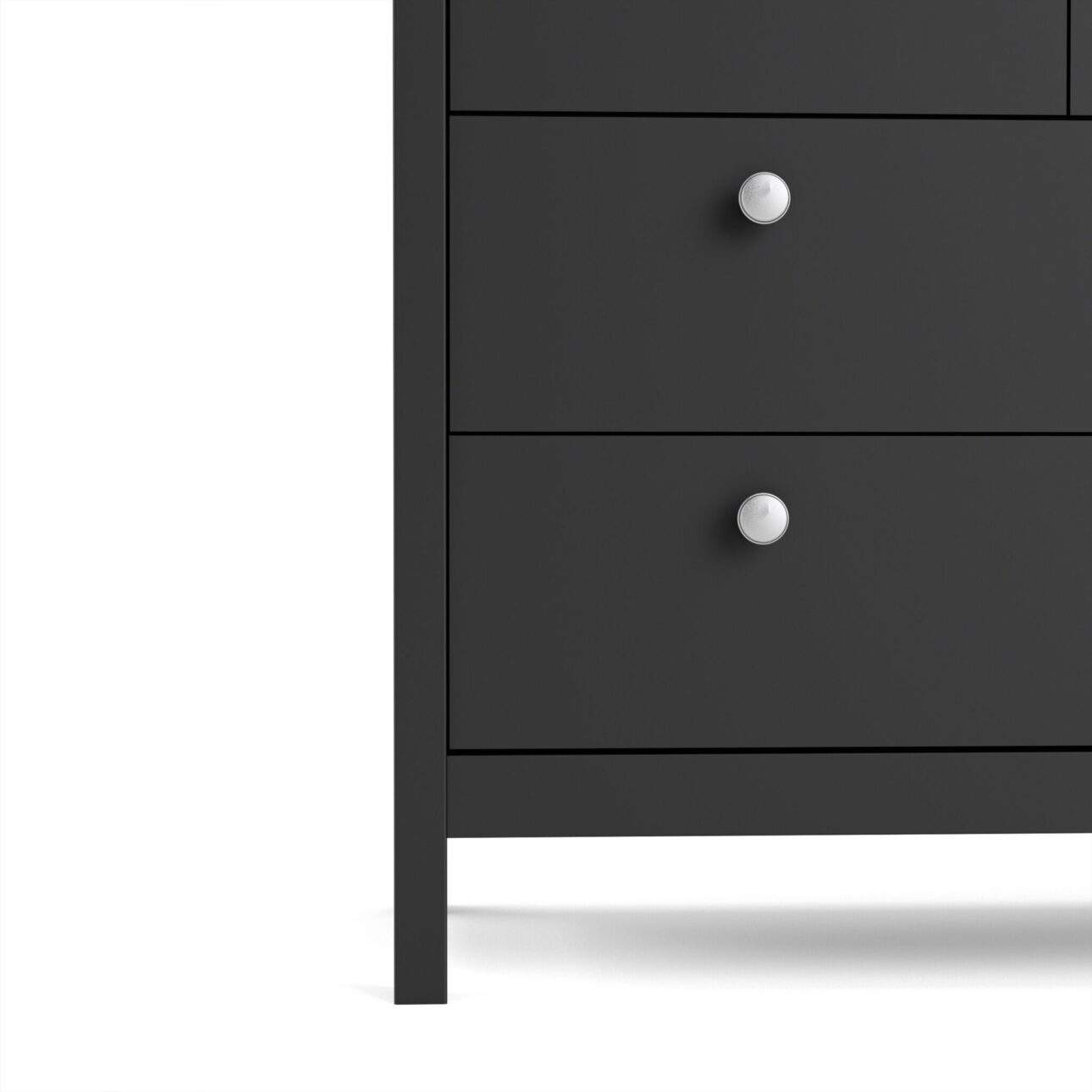 Madrid 4+4 Drawers - Black
