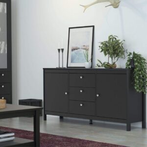 Madrid Large Sideboard - Black