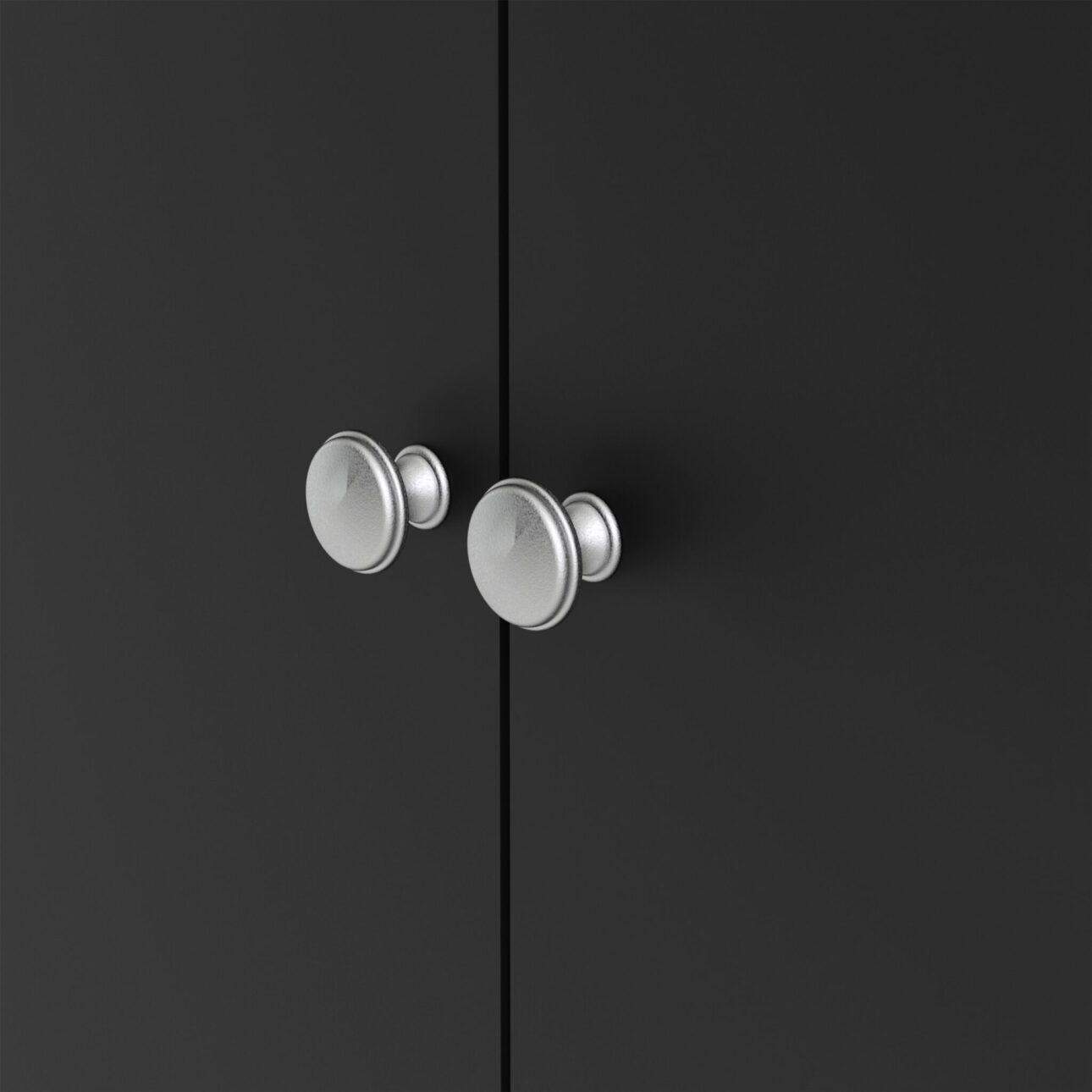 Madrid 2 Door Wardrobe - Black
