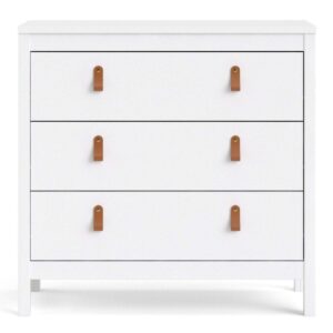 Barcelona Chest 3 drawers - White