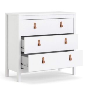 Barcelona Chest 3 drawers - White