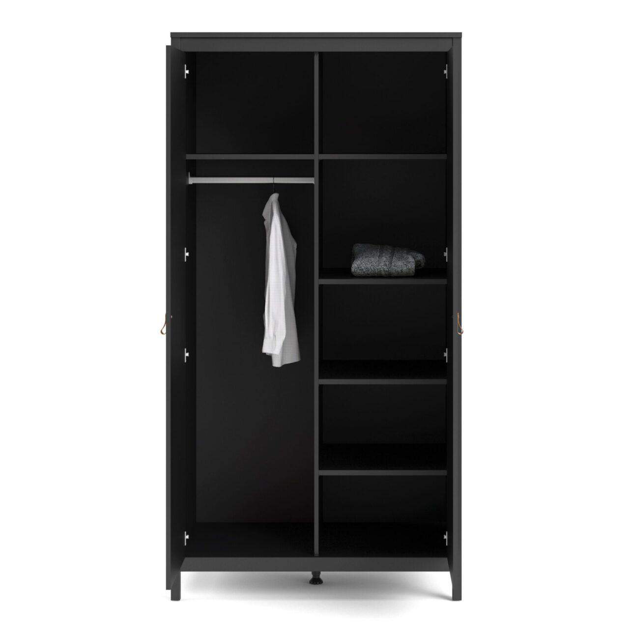 Barcelona Wardrobe - Matt black