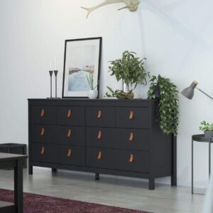 Barcelona 4+4 Drawers - Black