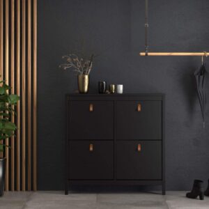 Barcelona Shoe Cabinet - Black