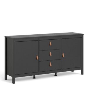 Barcelona Large Sideboard - Black
