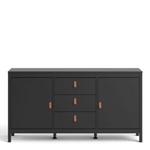 Barcelona Large Sideboard - Black