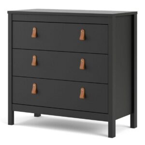 Barcelona 3 Drawers - Black