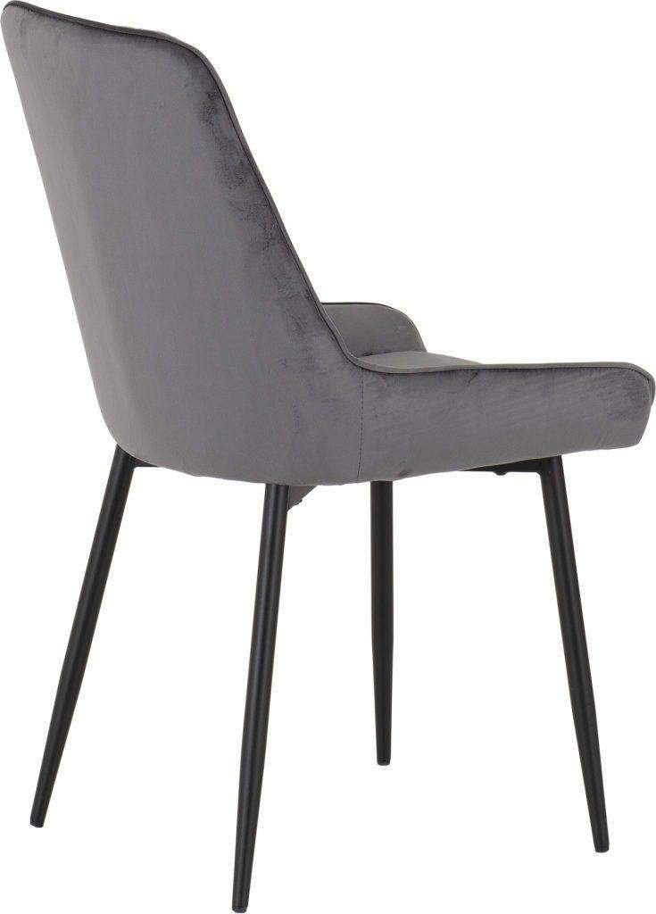 Avery Chair - Grey Velvet (Pair)