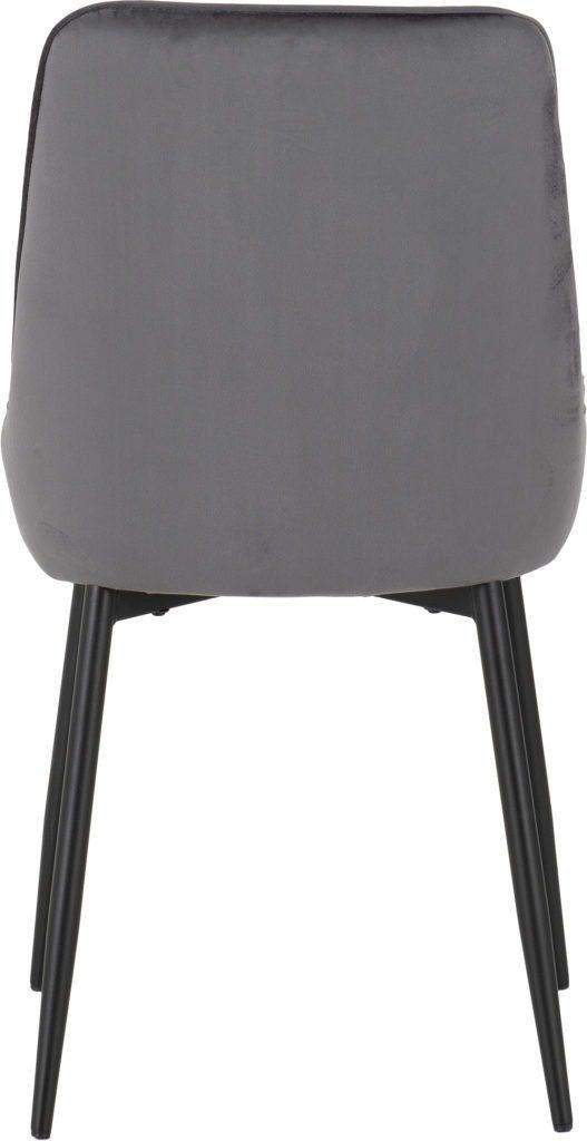 Avery Chair - Grey Velvet (Pair)