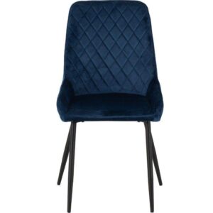 Avery Velvet Chair - Blue (Pair)