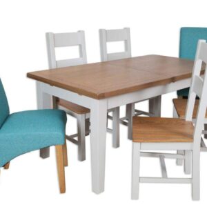 Melbourne French Grey Chairs and Extending Dining Table