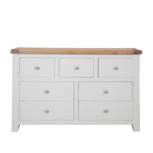 Melbourne French Grey Wide Drawers Chest