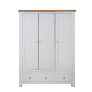 Melbourne French Grey Triple Wardrobe