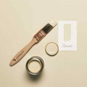 Earthborn Straw sample pot and brush