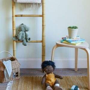 Nursery wall painted with Earthborn Fiddlesticks