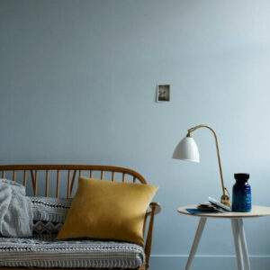 Earthborn lifestyle Milk Jug paint on sitting room wall