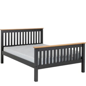 Monaco Grey King Size Bed Frame