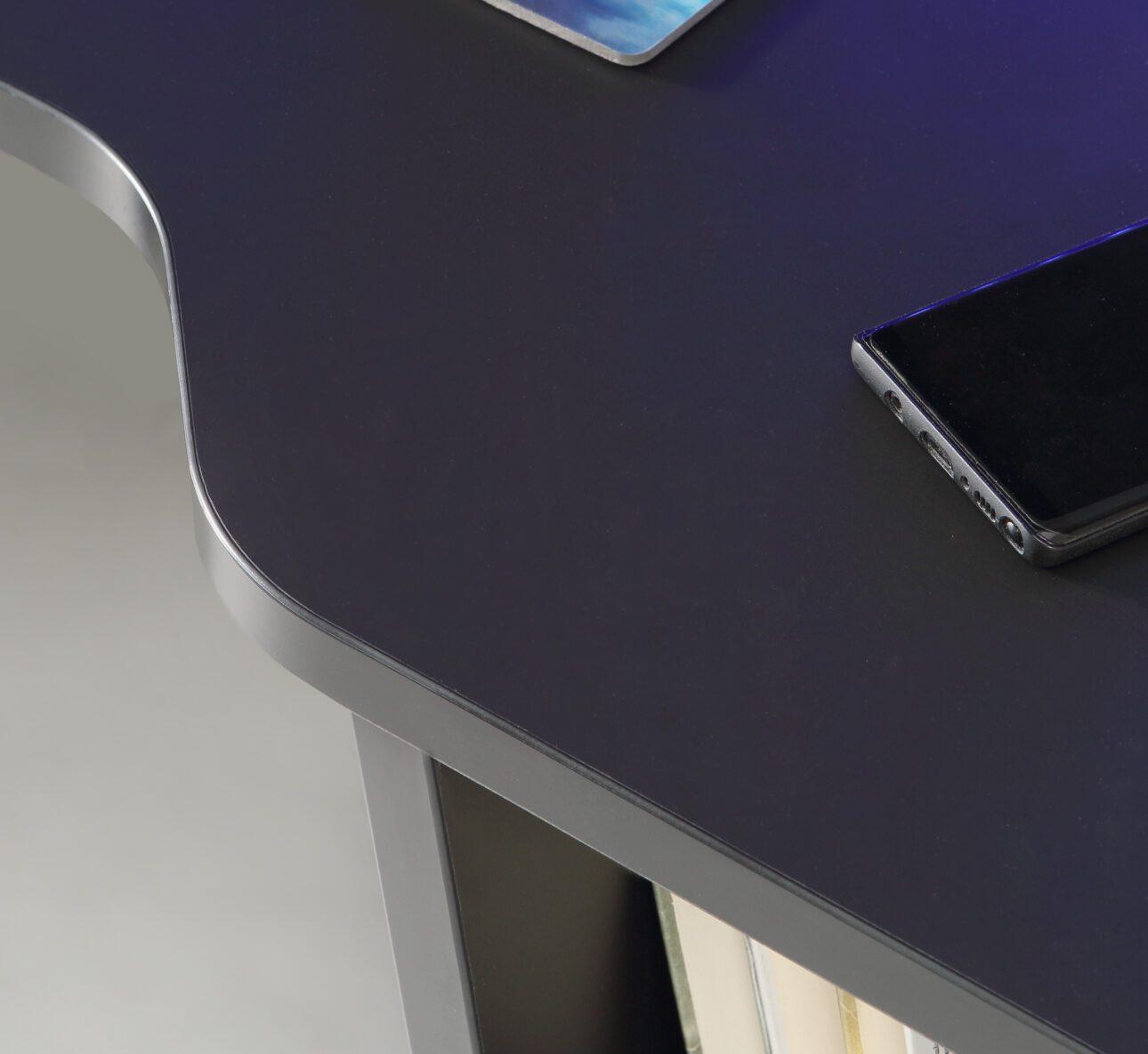 Tezaur Gaming Desk - Black