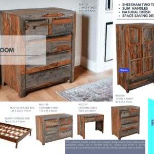 Goa Bedroom catalogue page