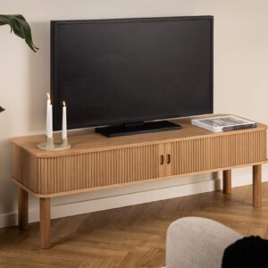 Langley TV Unit in Oak
