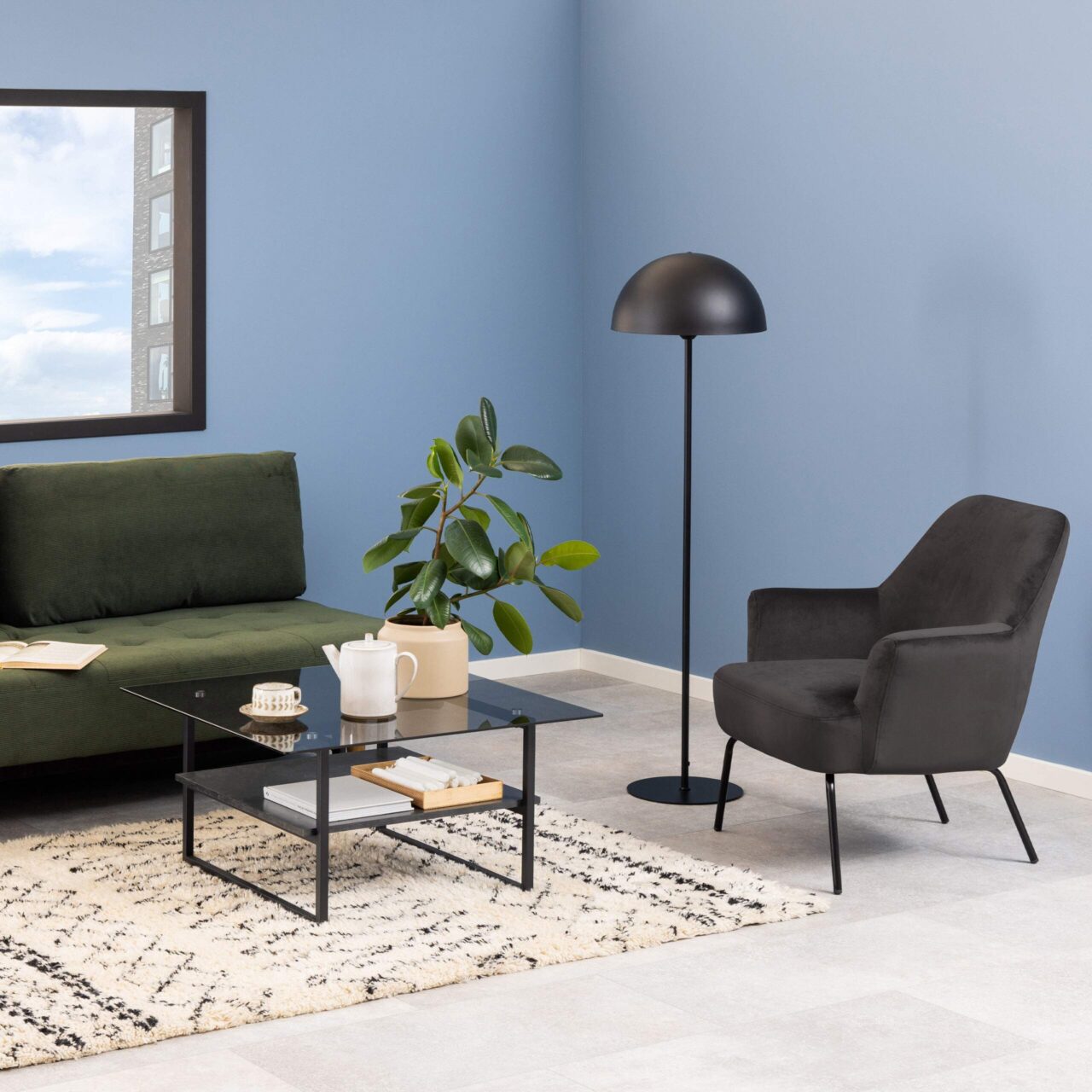 Melissa Grey Armchair