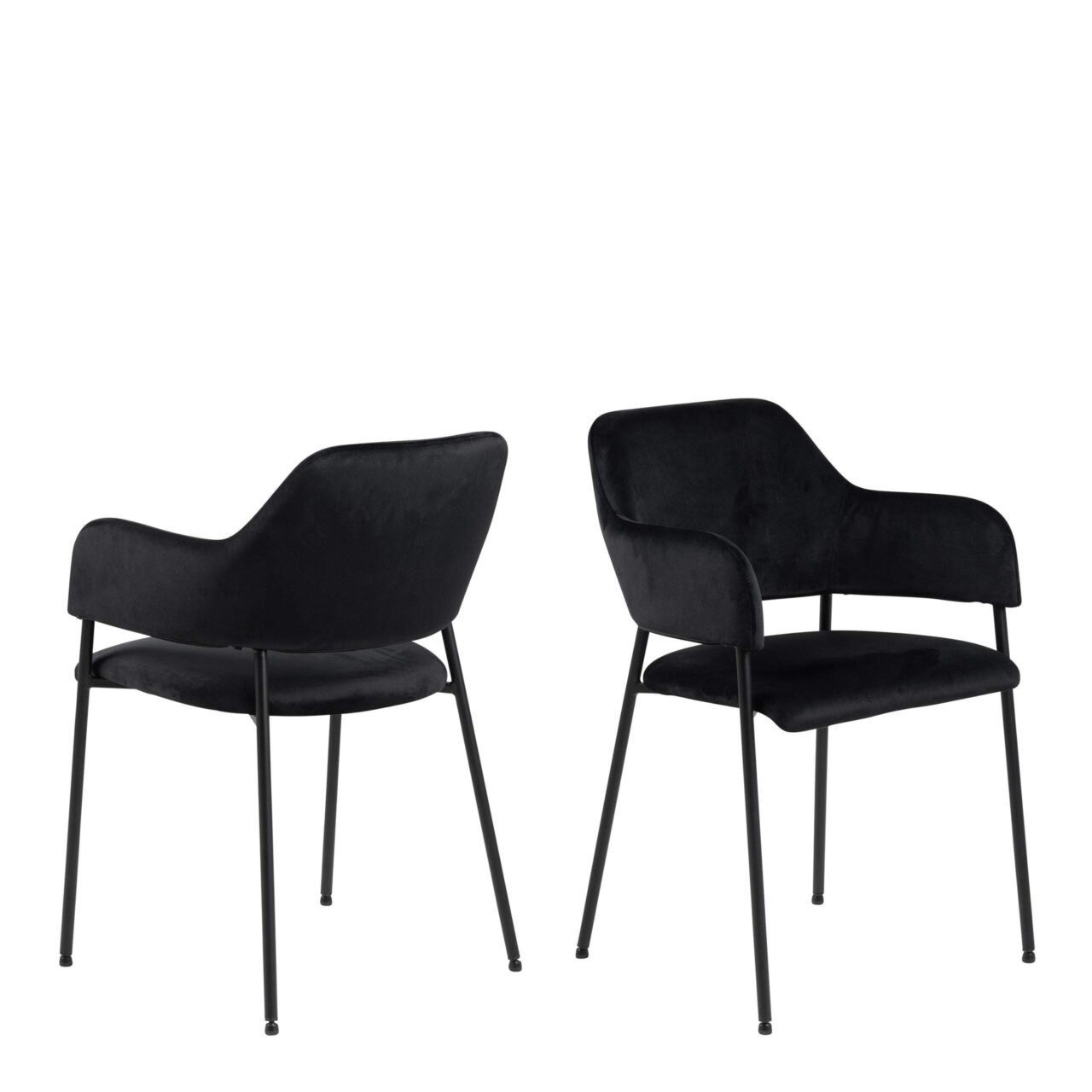Lima Black Dining Chair (Pair)