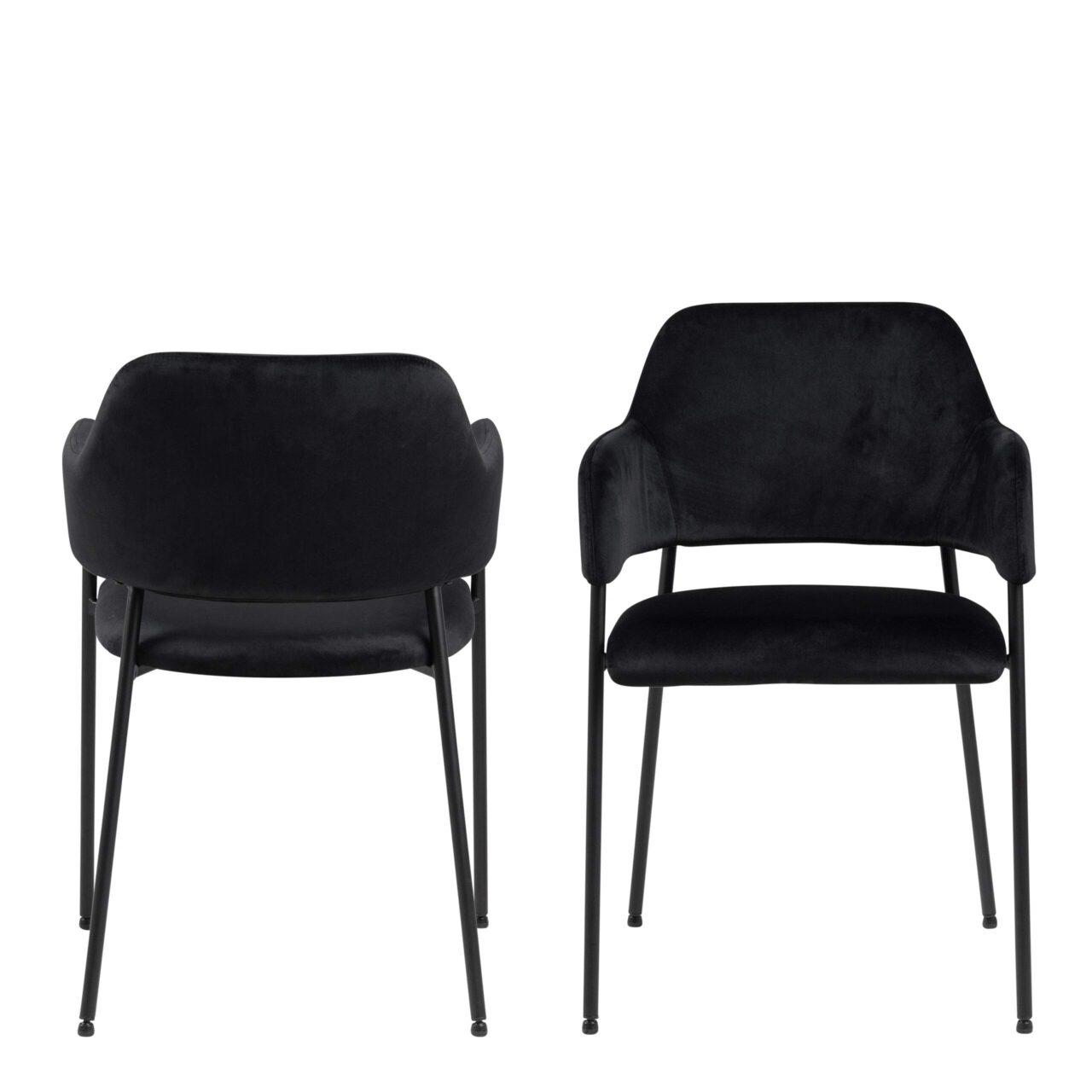 Lima Black Dining Chair (Pair)