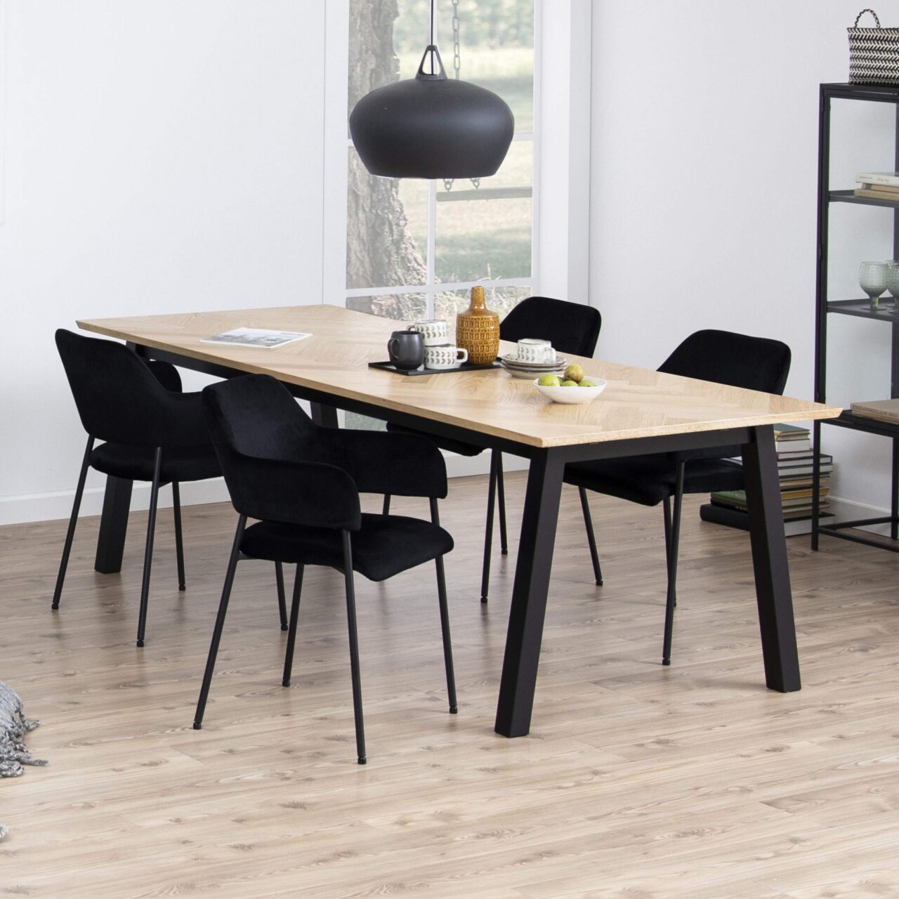 Lima Black Dining Chair (Pair)