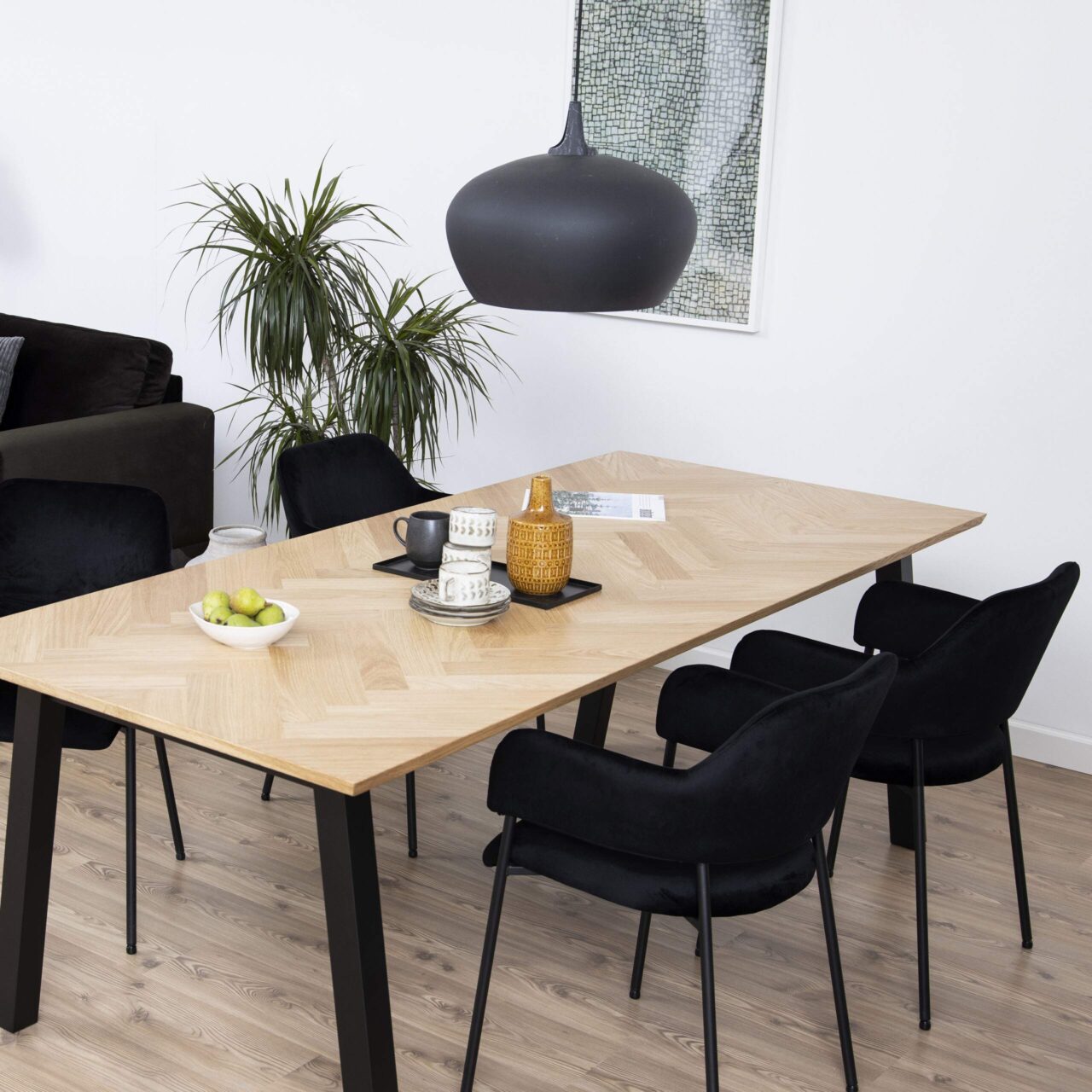 Lima Black Dining Chair (Pair)