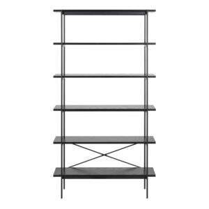 Angus Black Bookcase