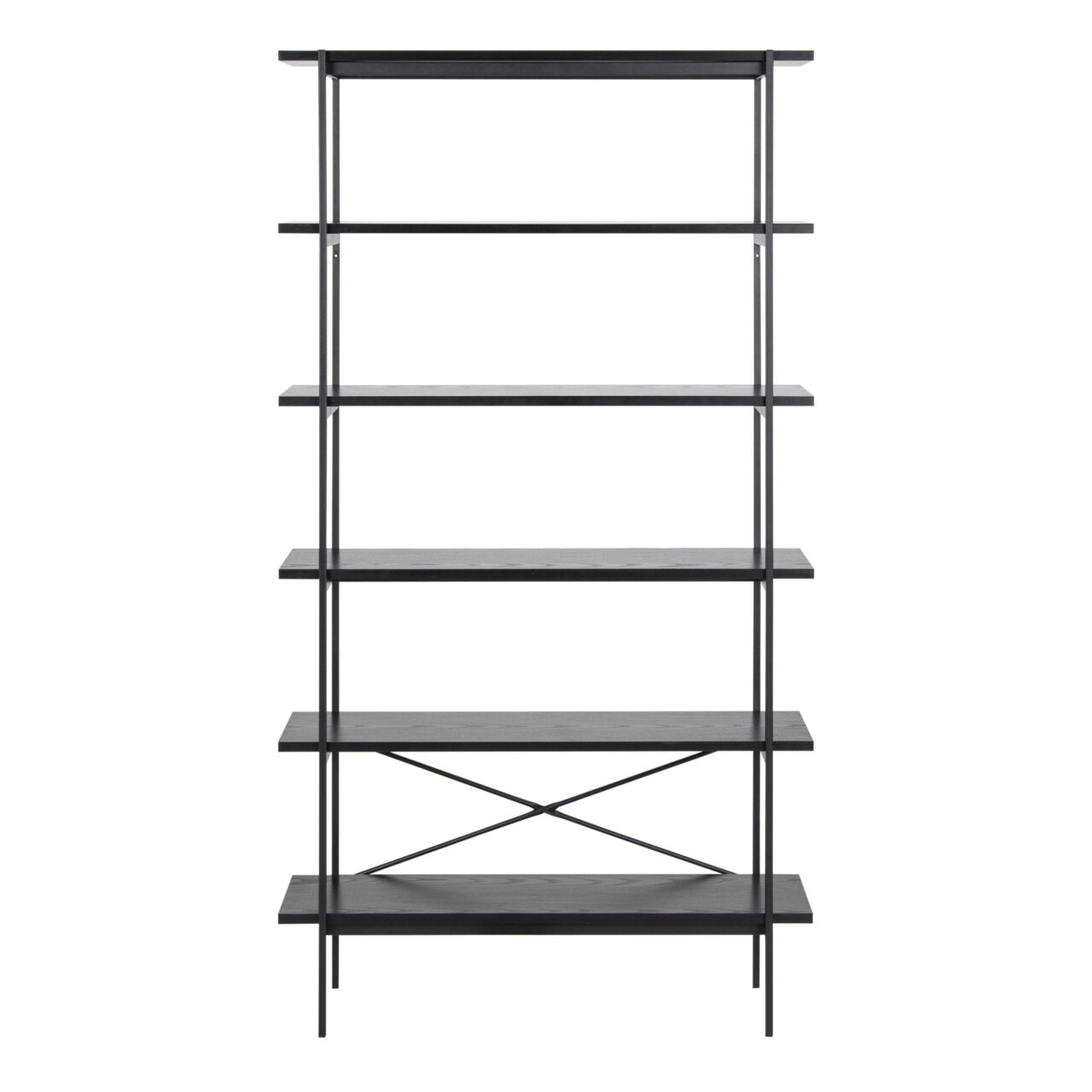 Angus Black Bookcase