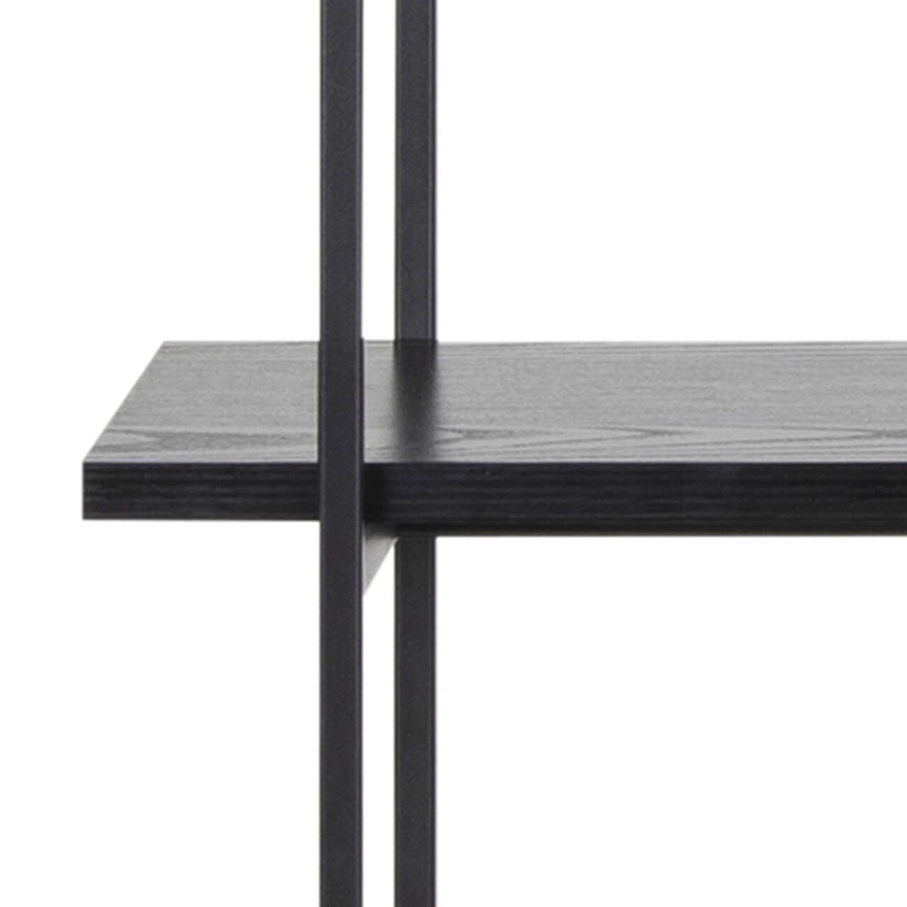 Angus Black Bookcase