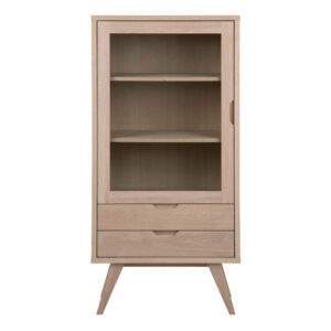 A-Line White Oak Display Cabinet