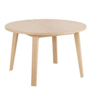 A-Line White Oak Round Dining Table