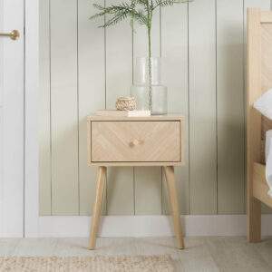 Herringford 1 Drawer Bedside