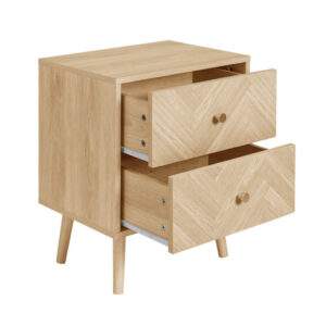 Herringford 2 Drawer Bedside