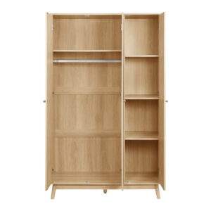 Herringford 3 Door Wardrobe With Mirror
