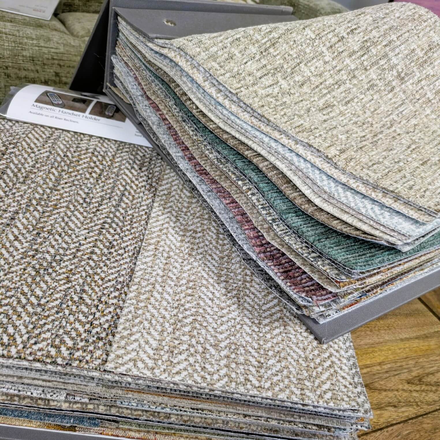 Celebrity fabric swatch books